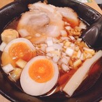 Ramen Taka no Tsume Shibetsu Ten - 焙煎ネギ醤油750円+味玉100円