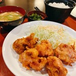 Ajiyoshi Tei Oodate Ten - 唐揚げ定食