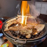 Yakiniku All you can eat Juju Ma-Buru Ro-Do Ten - ★焼肉食べ放題ランチ（999円 税込）★ファイヤー＼(^o^)／