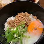 武蔵野 - ミニ鶏そぼろ丼