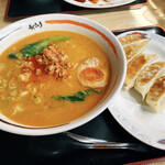 Aji-Q Otobe Ten - 担々麺　黒豚餃子