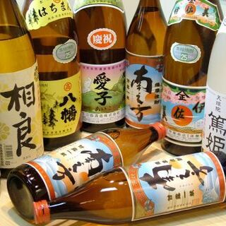 鹿児島の焼酎が豊富です！