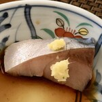 Isoharu - 〆鯖刺身1,080円