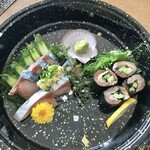 Isoharu - 〆鯖刺身1,080円