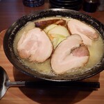 Kattegushi Hanabi Kinshi Cho Hon Ten - 鶏白湯チャーシュー麺1210円