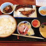 魚鐵 - 目鯛味噌漬焼定食、刻み明太子