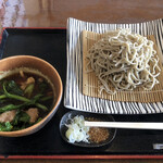 Soba no Sato Shigemura - 肉汁十割そば