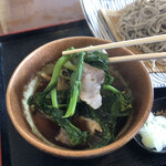 Soba no Sato Shigemura - 肉汁十割そば