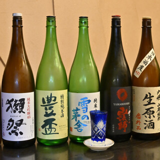 日本酒種類豐富!喜歡喝酒的客人也能滿意