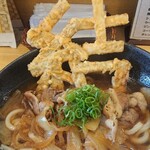 Udon Chaya Yuubian - 肉ごぼう天うどん