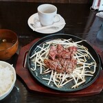 cafe juju - 珈琲ステーキのモーニング 合計750円税込