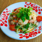 Yam Woon Sen (Spicy Glass Noodle Salad)