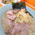 Ramen Shop Miyoshicho Ten - ネギチャーシュー麺(並)&ネギ丼