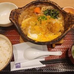 Ootoya Ionmoru Kitatoda Ten - かあさんの玉子とじ 定食(940円)