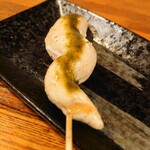 Sumibi Yakitori Manmaru - ささみ×ジェノベーゼソースのイタリアン串