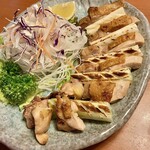 日本の味　横綱本店 - 「地鶏と葱の塩焼き」@950