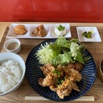 Ezo Marche - 油淋鶏定食1000円