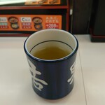 Yoshinoya Sarakaido Nishishinten - 今日は冷えたので温かいお茶が嬉しい