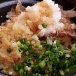 Tsuru Udon Biare Yokohama Ten - おろし、鰹節、天かす、アサツキが載ります