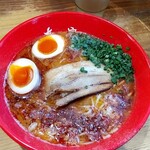 Haruichiya Sandaime Menjuku Hon Ten - えびらーめんチャーシュータイプ※地黄卵のトロトロ味玉トッピング