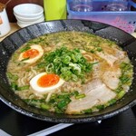 Ramen Miyake Kissho Matsubara Honten - 令和元年7月 河内ニラそば 税込810円