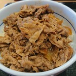 なか卯 - 和風牛丼（並）