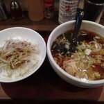 Yushima Ramen - らーめんよねぎチャーシュー丼