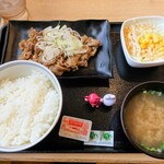 Yoshinoya Guminoki Ten - ネギ塩カルビ定食　￥657