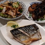 Sosaku Chubo Banmeshiya - 選んだのは炒め物、竜田揚げ、焼魚