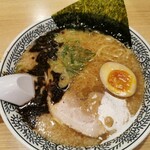 丸源ラーメン - 黒とんこつ糖質オフ麺変更