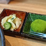 蕎麦居酒屋と和菓子の店 京乃北 - 和菓子付きます。