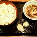 Marugame Seimen Higashisumiyoshiten - 肉汁つけうどん並（冷）\４８０