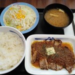 Matsuya Kamifukuoka Ten - 厚切りトンテキ定食