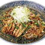 大志軒 - 季節限定「よだれ鶏冷やし黒醤油麺」