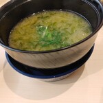 はま寿司 - あおさの味噌汁