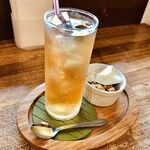 茶蔵坊 - セットのドリンク＆ミニデザート