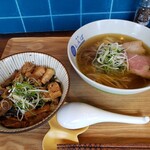 湘南 しんば - 塩らぁ麺＋チャーシュー丼2021.05.31