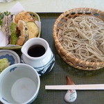 Soba Yomogi - 十割天ざる蕎麦（\１，１００）