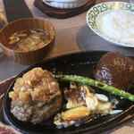 Steak & Hamburger steak Soshite Katsuage Nikuyama - 