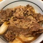 なか卯 - 牛丼ミニ