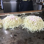 Okonomiyaki Ogawa - 白い牛ミンチ