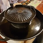 塔ノ沢一の湯新館 - 焼きしゃぶ鍋