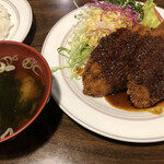 Kitchen Tomo - メンチカツ定食850円