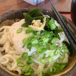 手打ちうどん 田じま - とろろ芋ぶっかけうどん