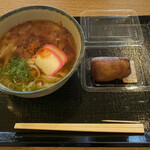 Nagashima Parking Area Nobori Sen Food Court - きしめん@450
                        隣の肉巻きおにぎりはウマテンで購入。