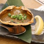 Toro Masa Yurakucho Hibiya Ten - かにみその甲羅焼き