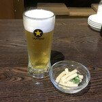 Maruyasu Sakaba Kanda Ten - 生ビール150円(税別)