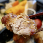 Karaage to Tezukuri Katei Ryori Aoba Ooimachi Sakaba - 若鶏唐揚弁当（16周年記念価格500円）