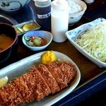 ゆき藤 - ロースかつ定食　戸倉