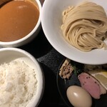 鴨出汁中華蕎麦 麺屋yoshiki - 鴨カレーつけ麺＋小ライス